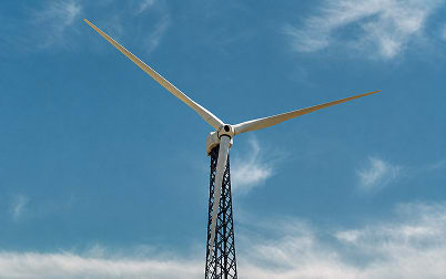 Wind turbine generating renewable energy
